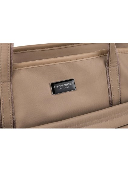 PETERSON BÉŽOVÁ DÁMSKÁ PROSTORNÁ SHOPPER KABELKA (Velikost ONE SIZE)