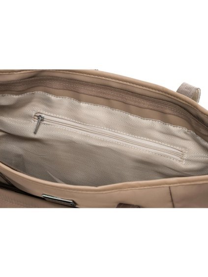 PETERSON BÉŽOVÁ DÁMSKÁ PROSTORNÁ SHOPPER KABELKA (Velikost ONE SIZE)