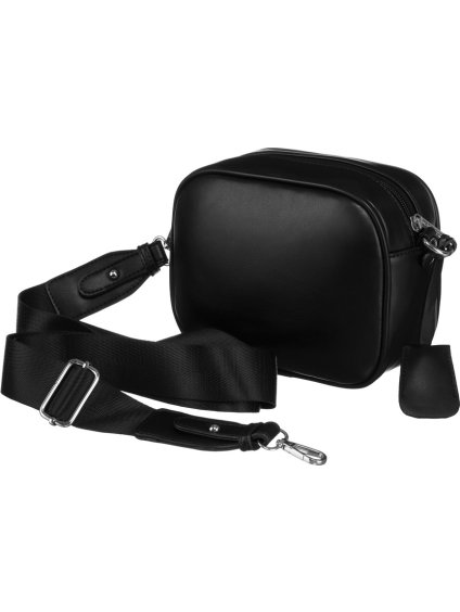 PETERSON ČERNÁ DÁMSKÁ CROSSBODY KABELKA SE ŠIROKÝM POPRUHEM (Velikost ONE SIZE)