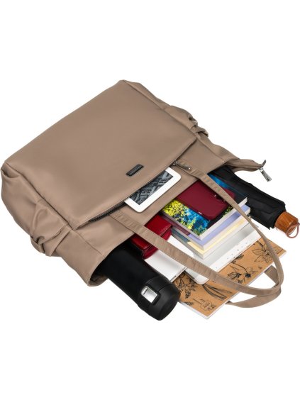 PETERSON BÉŽOVÁ DÁMSKÁ PROSTORNÁ SHOPPER KABELKA