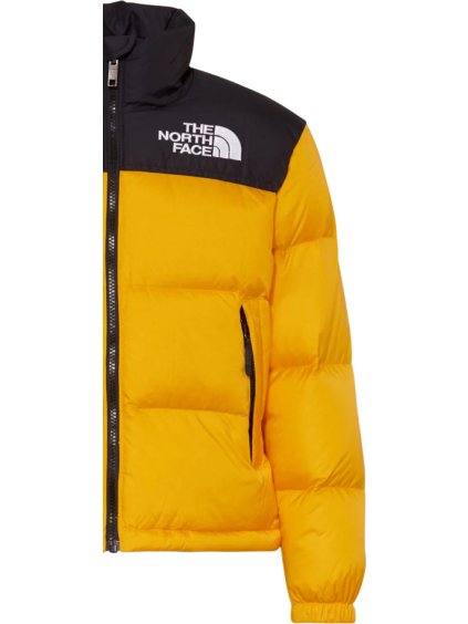 ŽLUTO-ČERNÁ PÁNSKÁ PROŠÍVANÁ ZIMNÍ BUNDA THE NORTH FACE 1996 RETRO NUPTSE JACKET