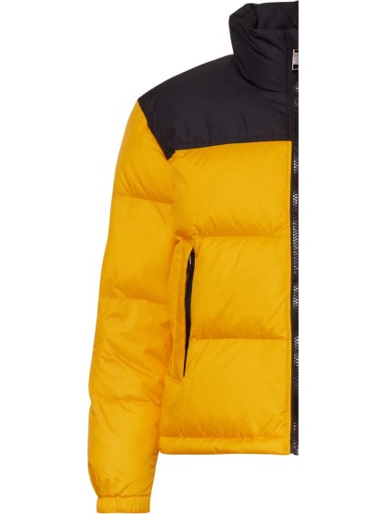 ŽLUTO-ČERNÁ PÁNSKÁ PROŠÍVANÁ ZIMNÍ BUNDA THE NORTH FACE 1996 RETRO NUPTSE JACKET