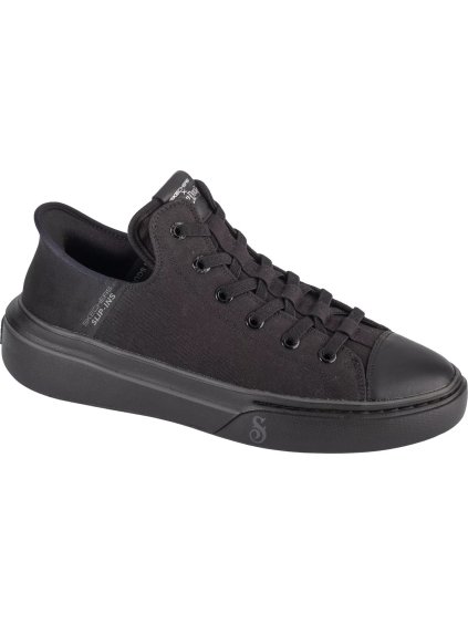 ČERNÉ PÁNSKÉ TENISKY SKECHERS SLIP-INS SNOOP ONE - BOSS LIFE CANVAS (Velikost 38)