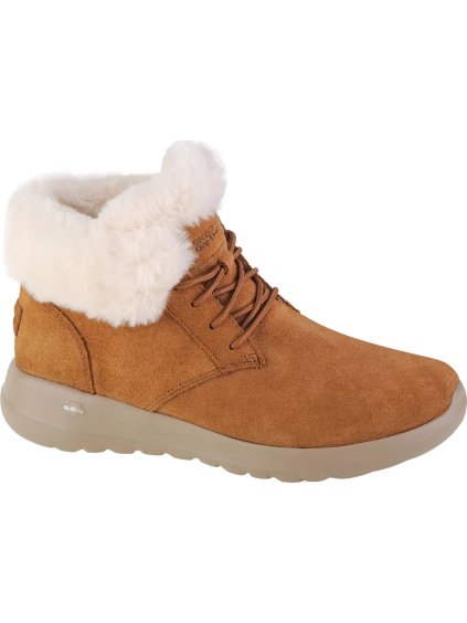 HNĚDÉ DÁMSKÉ BOTY SKECHERS ON THE GO JOY LUSH