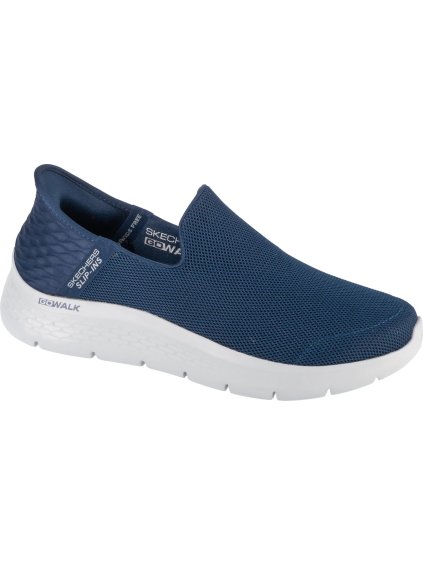 TMAVĚ MODRÉ PÁNSKÉ TENISKY SKECHERS SLIP-INS: GO WALK FLEX - NO HANDS