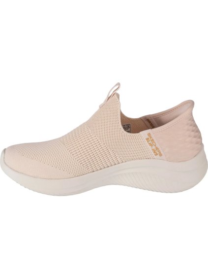 BÉŽOVÉ SLIP-ON TENISKY SKECHERS ULTRA FLEX 3.0 - COZY STREAK