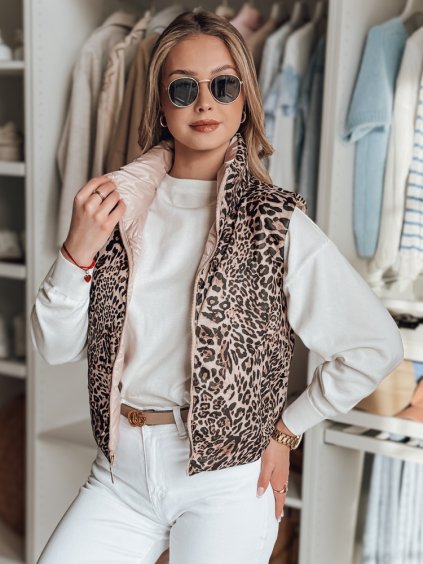 RŮŽOVÁ DÁMSKÁ OBOUSTRANNÁ VESTA CHIPUFF