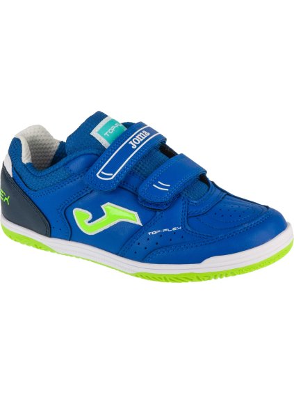 MODRÉ CHLAPECKÉ SÁLOVÉ TENISKY JOMA TOP FLEX JR 2504 IN