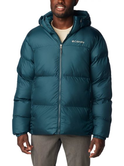 TMAVĚ MODRÁ PÁNSKÁ PROŠÍVANÁ BUNDA COLUMBIA PUFFECT HOODED JACKET