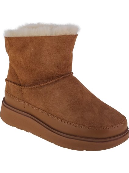 HNĚDÉ DÁMSKÉ ZIMNÍ VÁLENKY FITFLOP GEN-FF MINI
