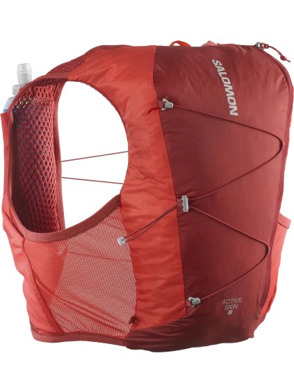 ČERVENÝ BĚŽECKÝ BATOH SALOMON ACTIVE SKIN 8 SET