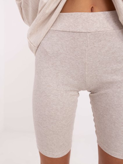 BÉŽOVÝ MELANŽ DÁMSKÝ SPORTOVNÍ SET S DLOUHOU MIKINOU (Velikost ONE SIZE)