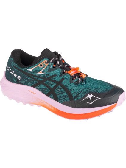 TMAVĚ ZELENÉ DÁMSKÉ TENISKY ASICS FUJI LITE 5 (Velikost 37)