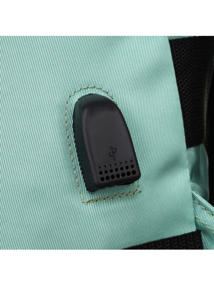 PETERSON TYRKYSOVÝ PROSTORNÝ CESTOVNÍ BATOH S USB PORTEM