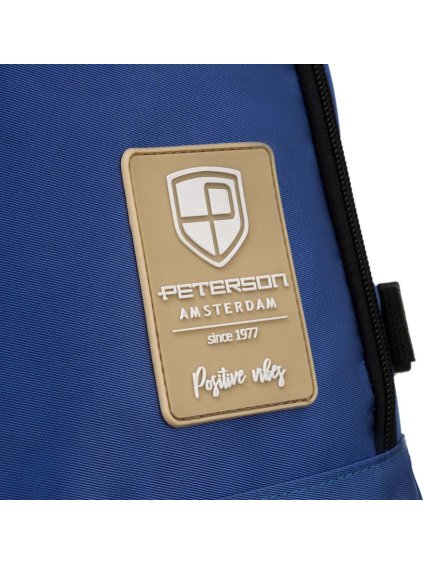 PETERSON MODRÝ PROSTORNÝ CESTOVNÍ BATOH S USB PORTEM