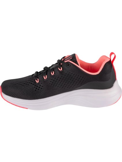 ČERNÉ DÁMSKÉ TENISKY SKECHERS VAPOR FOAM - FRESH TREND S KORÁLOVÝMI DETAILY (Velikost 36)