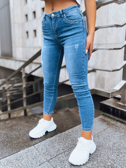 MODRÉ SKINNY DŽÍNY SADIE