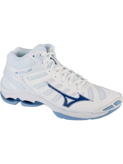 BÍLO-MODRÉ KOTNÍKOVÉ TENISKY MIZUNO WAVE VOLTAGE 2 MID