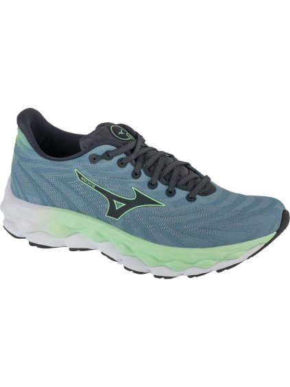 MODRO-ZELENÉ PÁNSKÉ BĚŽECKÉ BOTY MIZUNO WAVE SKY 8 (Velikost 42)