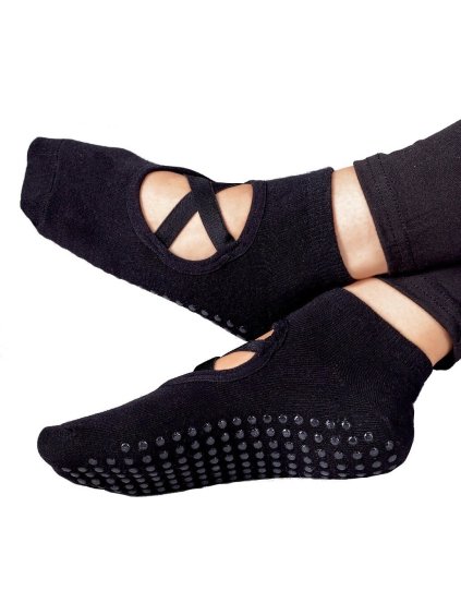 SPECIÁLNÍ PONOŽKY NA JÓGU YOCLUB YOGA (Velikost 36-41, Barva smetanová)