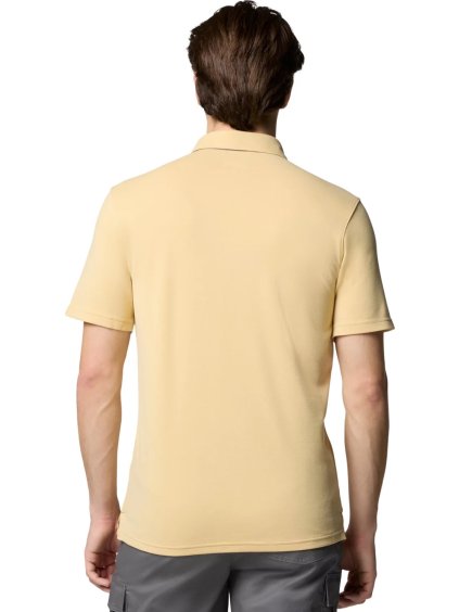 SVĚTLE ŽLUTÉ PÁNSKÉ TRIČKO S LÍMEČKEM COLUMBIA NELSON POINT POLO