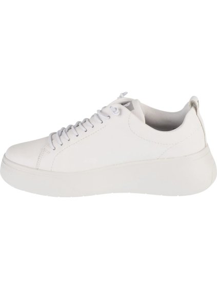 BÍLÉ DÁMSKÉ KOŽENÉ TENISKY RIEKER SNEAKERS