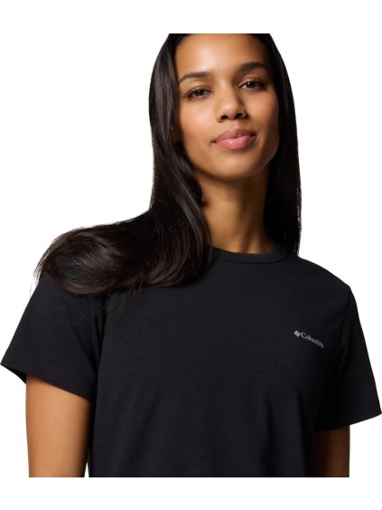 ČERNÉ DÁMSKÉ SPORTOVNÍ TRIČKO COLUMBIA SUN TREK W SS II TEE (Velikost L)