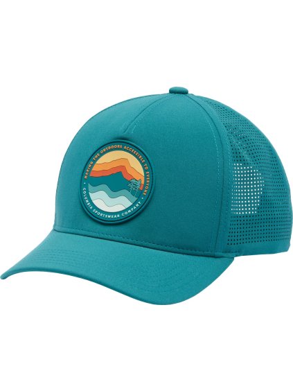 TYRKYSOVÁ KŠILTOVKA COLUMBIA MOUNTAINCAP 3D STRETCH SNAP BACK HAT