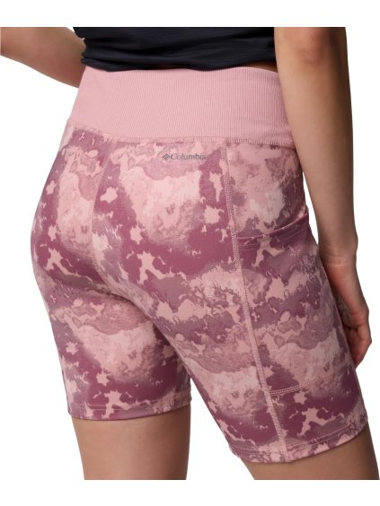 RŮŽOVÉ DÁMSKÉ SPORTOVNÍ ŠORTKY COLUMBIA BOUNDLESS TREK 1/2 TIGHT