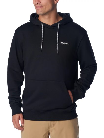 ČERNÁ PÁNSKÁ MIKINA S KAPUCÍ COLUMBIA MARBLE CANYON FRENCH TERRY HOODIE (Velikost L)