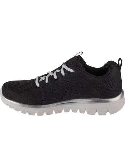 ČERNÉ DÁMSKÉ TENISKY SKECHERS GRACEFUL - GET CONNECTED