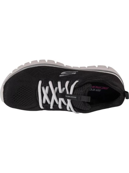ČERNÉ DÁMSKÉ TENISKY SKECHERS GRACEFUL - GET CONNECTED