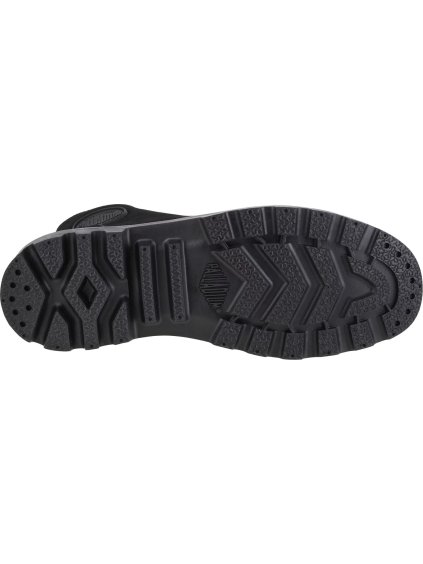 ČERNÉ ZATEPLENÉ KOTNÍKOVÉ TENISKY PALLADIUM PAMPA HI ZIP WL