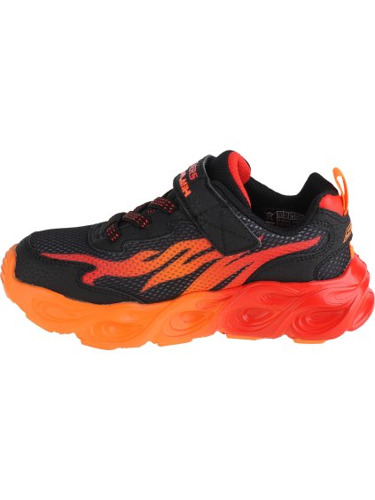 ČERNO-ORANŽOVÉ CHLAPECKÉ TENISKY SKECHERS THERMO FLASH - HEAT-FLUX