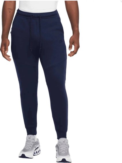TMAVĚ MODRÉ PÁNSKÉ TEPLÁKY NIKE TECH FLEECE PANT