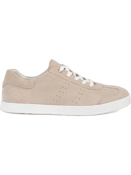 BÉŽOVÉ DÁMSKÉ KOŽENÉ SNEAKERSY