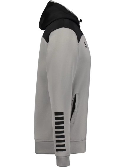 ŠEDÁ SPORTOVNÍ MIKINA SELECT OXFORD HOODIE