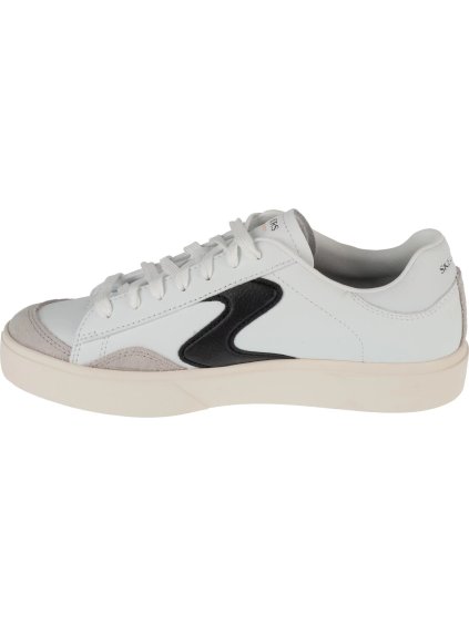 BÍLO-BÉŽOVO-ČERNÉ DÁMSKÉ TENISKY SKECHERS EDEN LX - SLICK TALK