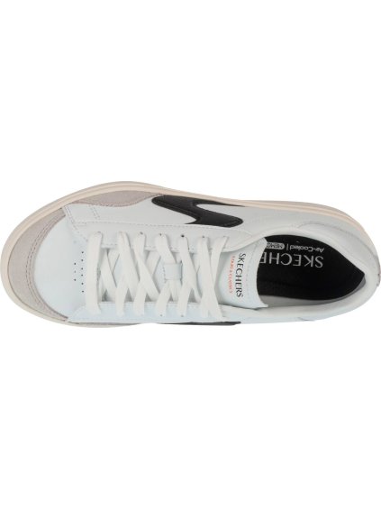BÍLO-BÉŽOVO-ČERNÉ DÁMSKÉ TENISKY SKECHERS EDEN LX - SLICK TALK