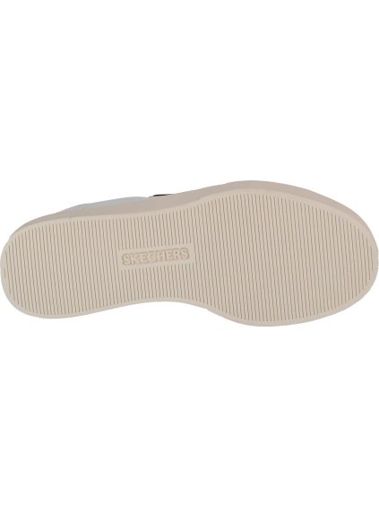 BÍLO-BÉŽOVO-ČERNÉ DÁMSKÉ TENISKY SKECHERS EDEN LX - SLICK TALK