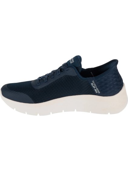 TMAVĚ MODRÉ DÁMSKÉ SPORTOVNÍ TENISKY SKECHERS SLIP-INS: GO WALK FLEX - GRAND ENTRY