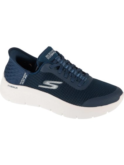 TMAVĚ MODRÉ DÁMSKÉ SPORTOVNÍ TENISKY SKECHERS SLIP-INS: GO WALK FLEX - GRAND ENTRY (Velikost 36)