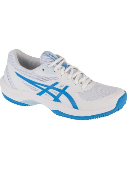 BÍLO-MODRÉ DÁMSKÉ TENISOVÉ BOTY ASICS GAME FF CLAY/OC