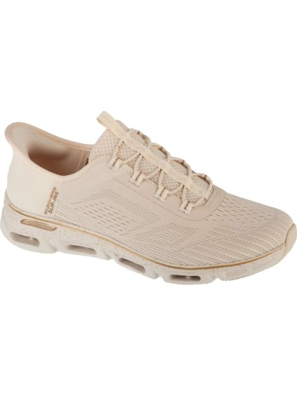 BÉŽOVÉ DÁMSKÉ TENISKY SKECHERS SLIP-INS: GLIDE-STEP GRATIFY - PACE
