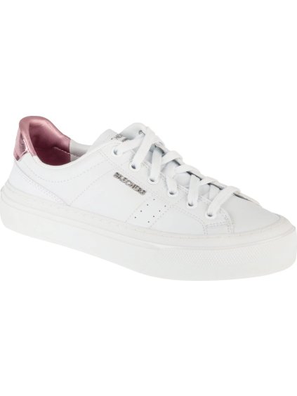 BÍLO-RŮŽOVÉ DÁMSKÉ NÍZKÉ TENISKY SKECHERS SELENE - SOPHISTICATED STYLE