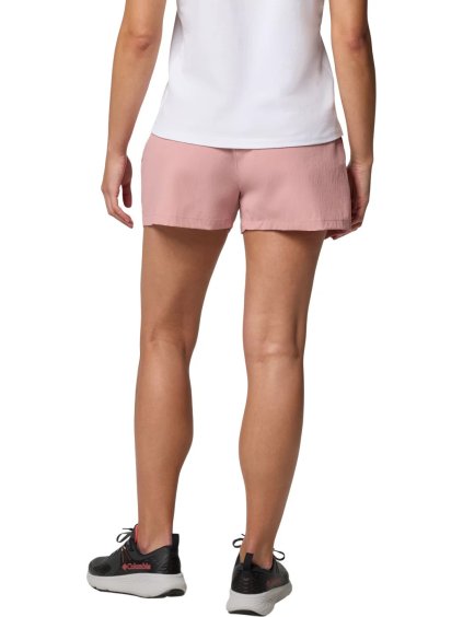 RŮŽOVÉ DÁMSKÉ SPORTOVNÍ KRAŤASY COLUMBIA BOUNDLESS TREK ACTIVE SHORT (Velikost L)