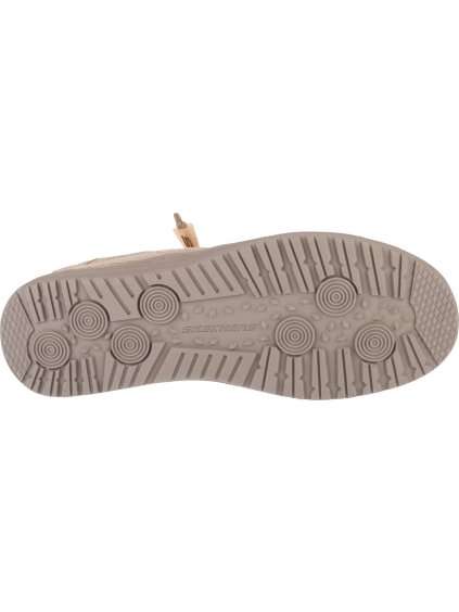 BÉŽOVÉ TAUPE PÁNSKÉ POLOBOTKY SKECHERS SLIP-INS: MELSON - CORONADO