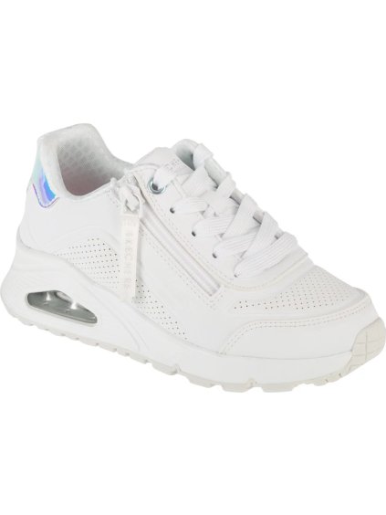 BÍLÉ TENISKY SKECHERS UNO GEN1 - ZIP AND STRIDE