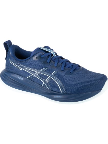 TMAVĚ MODRÉ PÁNSKÉ BĚŽECKÉ TENISKY ASICS GEL-CUMULUS 27 (Velikost 42)