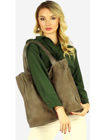 MARCO MAZZINI CAPPUCCINO KLASICKÁ SHOPPER KABELKA